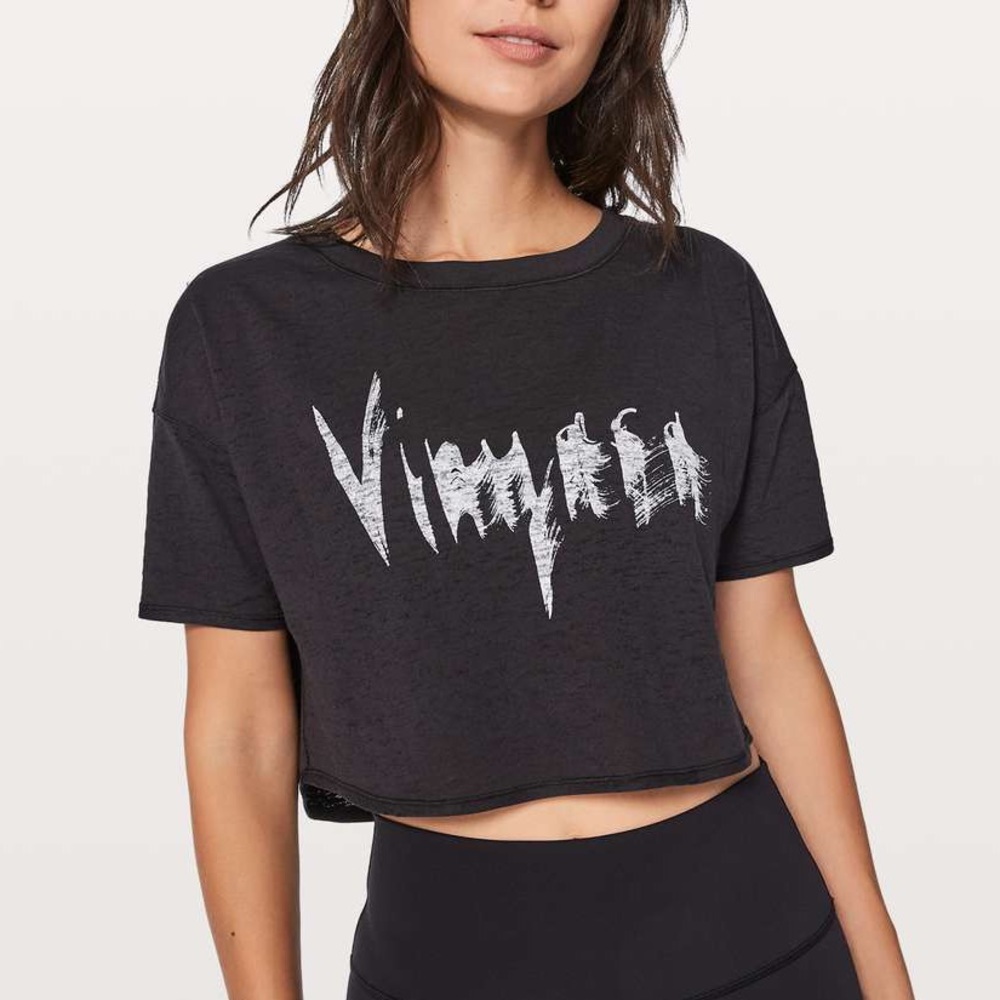 Lululemon Lightest Cropped Tee *Expression